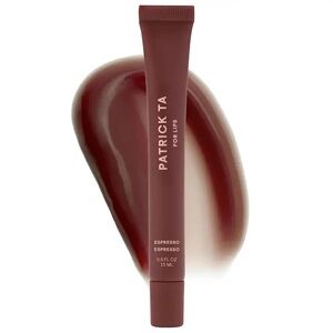 PATRICK TA 
Moisture & Hydrating Tinted Lip Balm with Vitamin E-Expresso